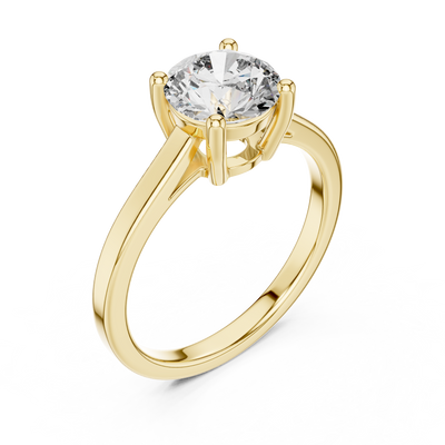 Zelvanya 7.4 mm  Diamond Ring