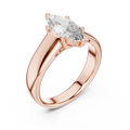 Zavienne 12 × 6 mm Diamond Ring