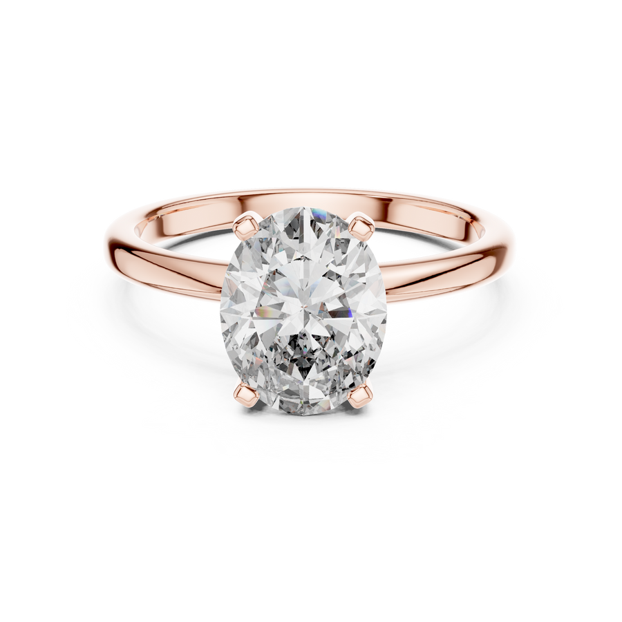 Celythra 9 × 7 mm  Diamond Ring