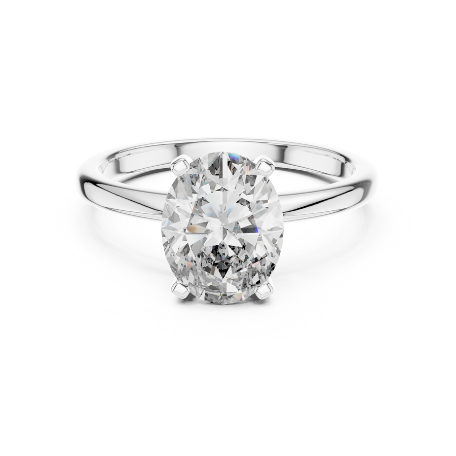 Celythra 9 × 7 mm  Diamond Ring