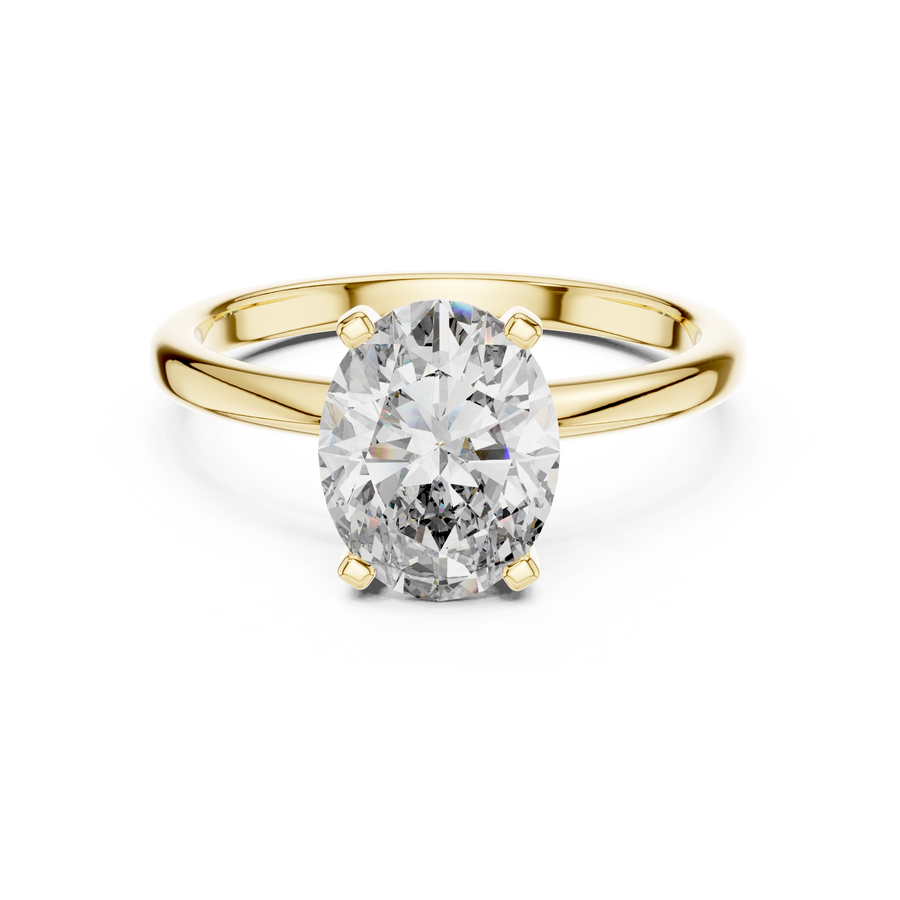 Celythra 9 × 7 mm  Diamond Ring