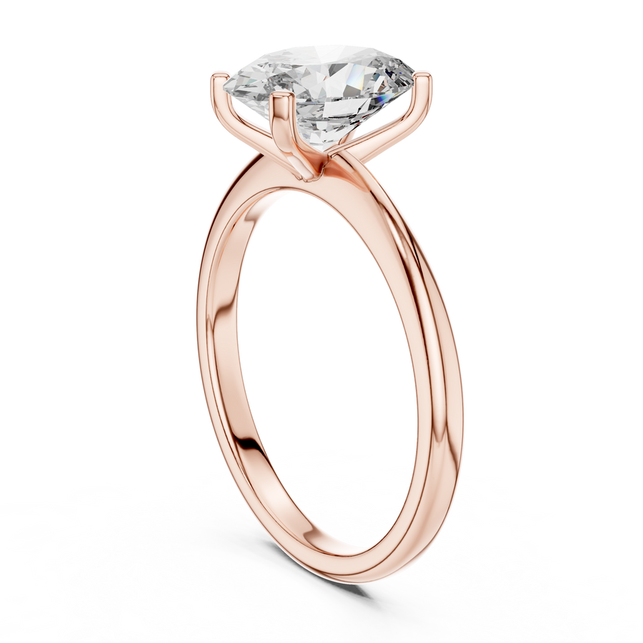 Celythra 9 × 7 mm  Diamond Ring