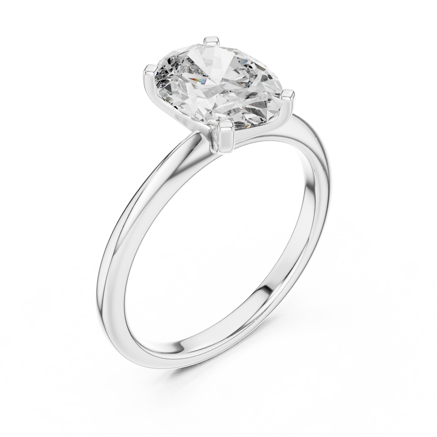 Celythra 9 × 7 mm  Diamond Ring