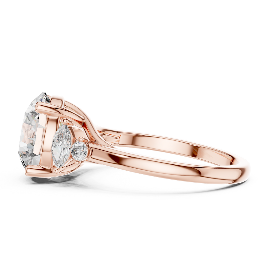 Calyssene 10 mm  Diamond Ring