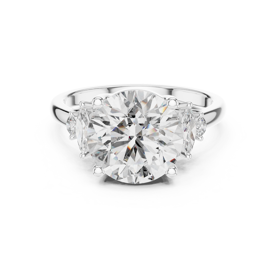 Calyssene 10 mm  Diamond Ring