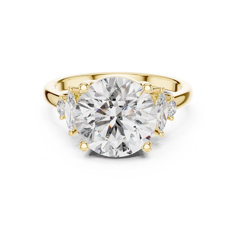 Calyssene 10 mm  Diamond Ring