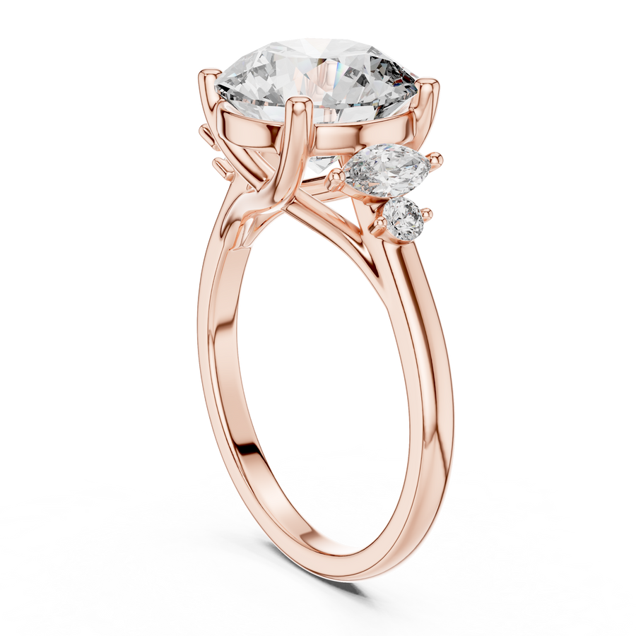 Calyssene 10 mm  Diamond Ring