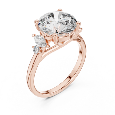 Calyssene 10 mm  Diamond Ring