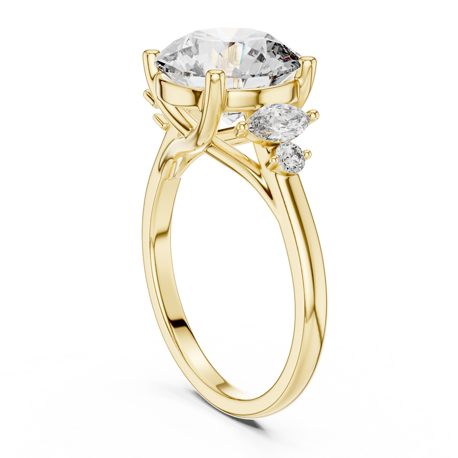 Calyssene 10 mm  Diamond Ring