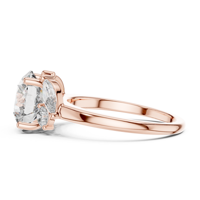 Elarvienne 9.4 mm Diamond Ring
