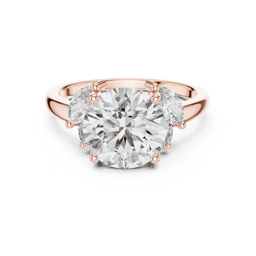 Elarvienne 9.4 mm Diamond Ring