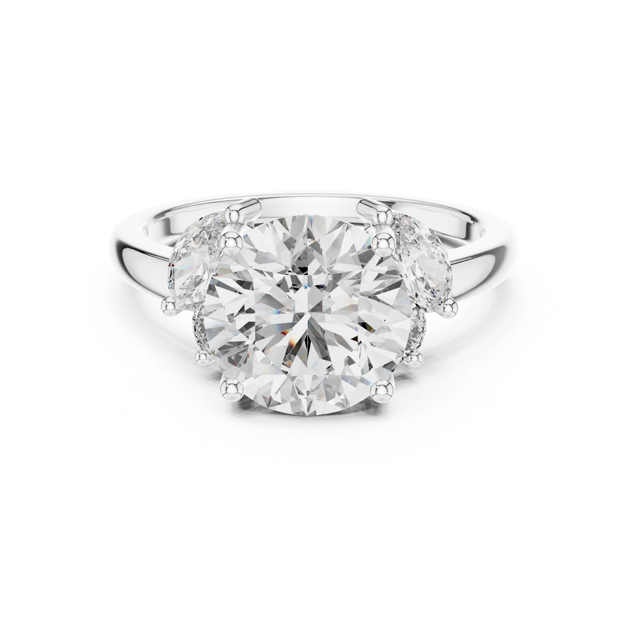Elarvienne 9.4 mm Diamond Ring