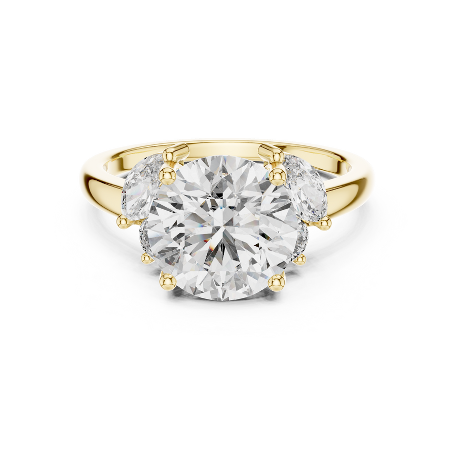 Elarvienne 9.4 mm Diamond Ring