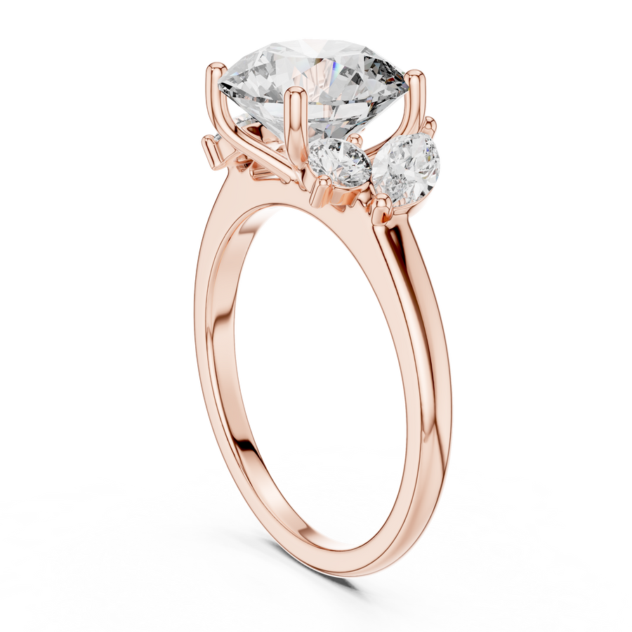 Elarvienne 9.4 mm Diamond Ring