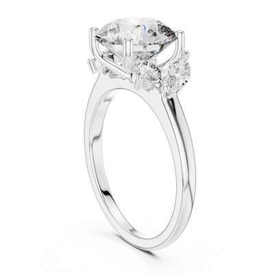 Elarvienne 9.4 mm Diamond Ring