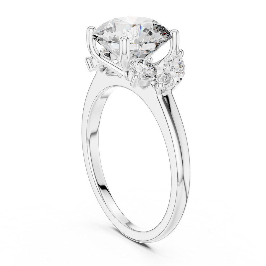 Elarvienne 9.4 mm Diamond Ring