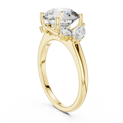Elarvienne 9.4 mm Diamond Ring