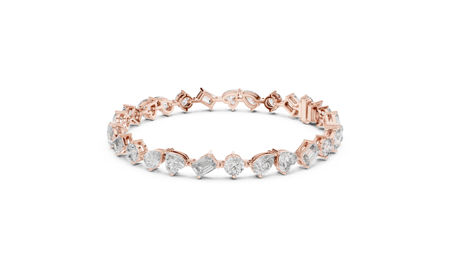 Aurevane 6.5 Inch  Diamond Bracelet