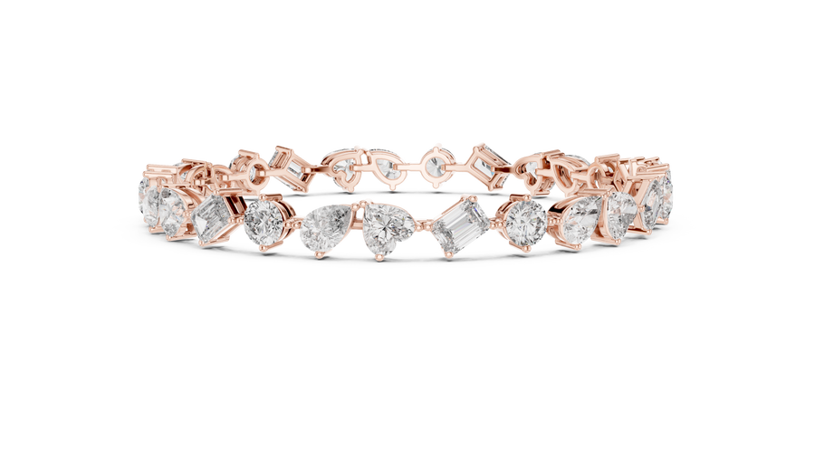 Aurevane 6.5 Inch  Diamond Bracelet