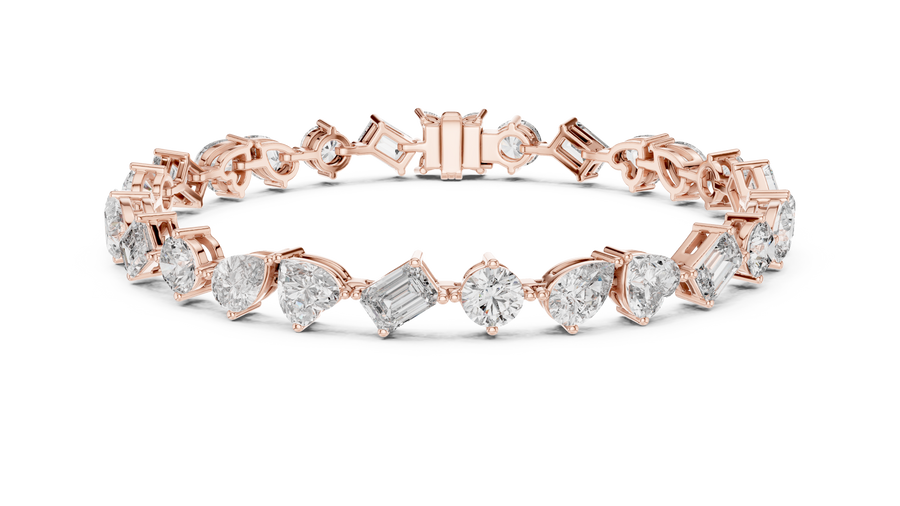 Aurevane 6.5 Inch  Diamond Bracelet