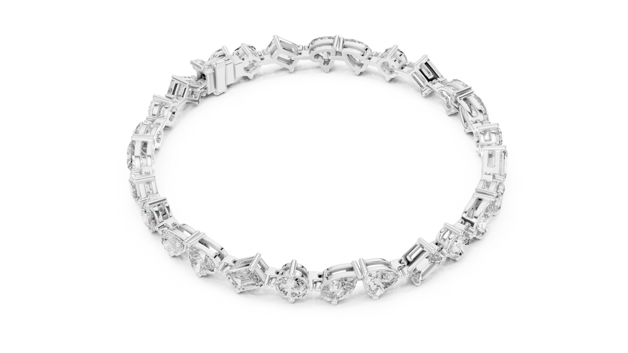 Aurevane 6.5 Inch  Diamond Bracelet