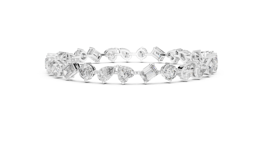 Aurevane 6.5 Inch  Diamond Bracelet