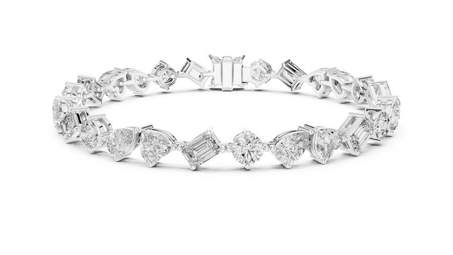 Aurevane 6.5 Inch  Diamond Bracelet