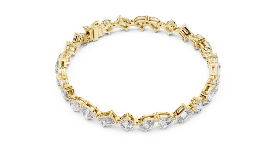 Aurevane 6.5 Inch  Diamond Bracelet