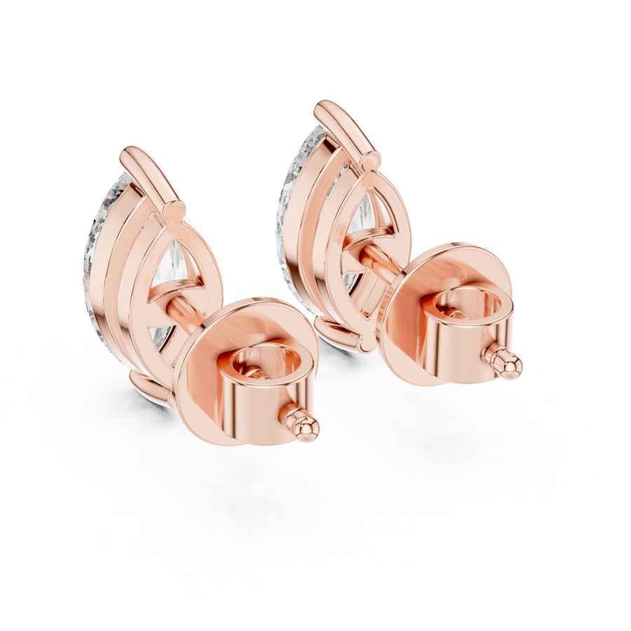 Isadora 9 × 4.5 mm Marquise Diamond Earrings