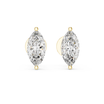 Isadora 9 × 4.5 mm Marquise Diamond Earrings