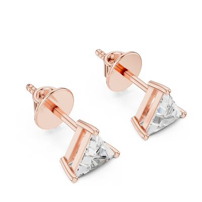 Elowen 6 mm Triangle Diamond Earrings