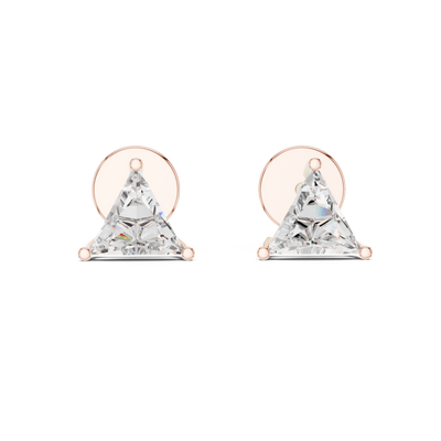 Elowen 6 mm Triangle Diamond Earrings