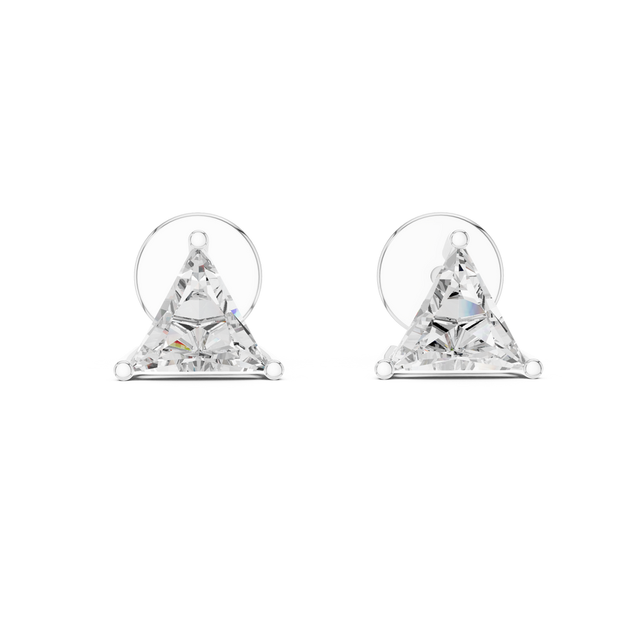 Elowen 6 mm Triangle Diamond Earrings