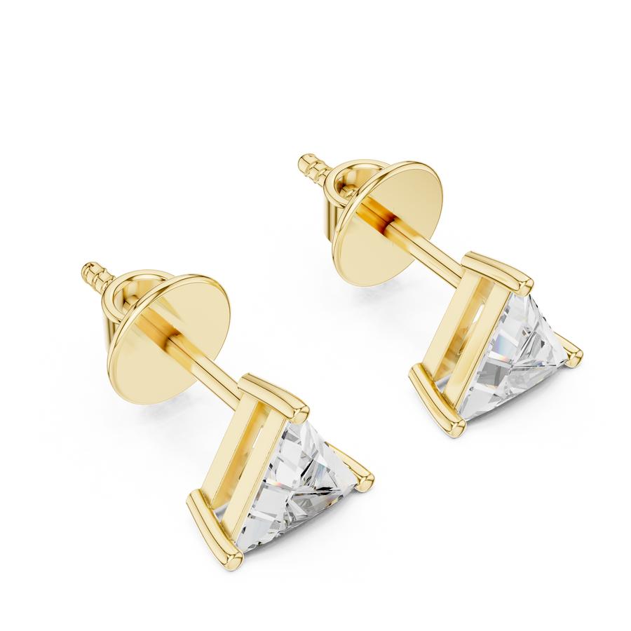 Elowen 6 mm Triangle Diamond Earrings