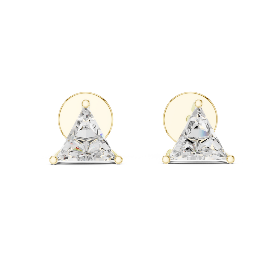 Elowen 6 mm Triangle Diamond Earrings