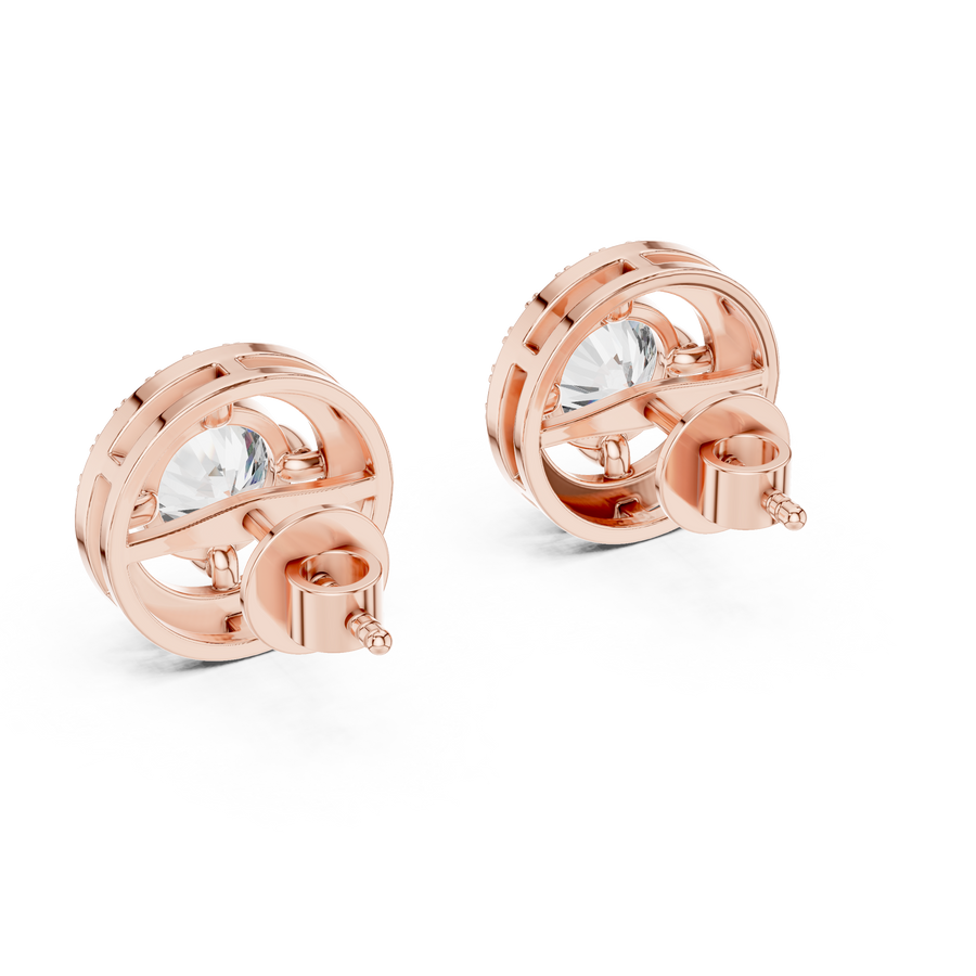 Serena 6.5 mm Diamond Earrings