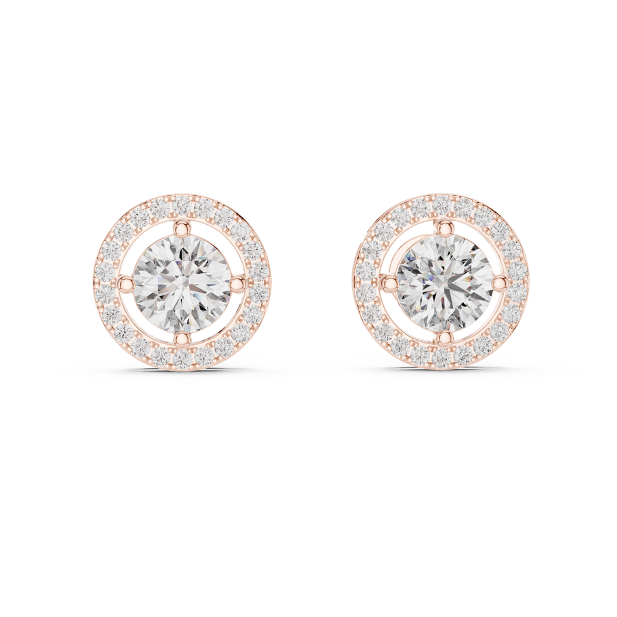 Serena 6.5 mm Diamond Earrings