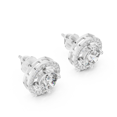 Serena 6.5 mm Diamond Earrings