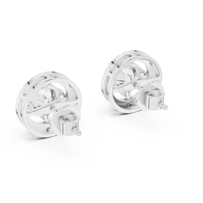Serena 6.5 mm Diamond Earrings