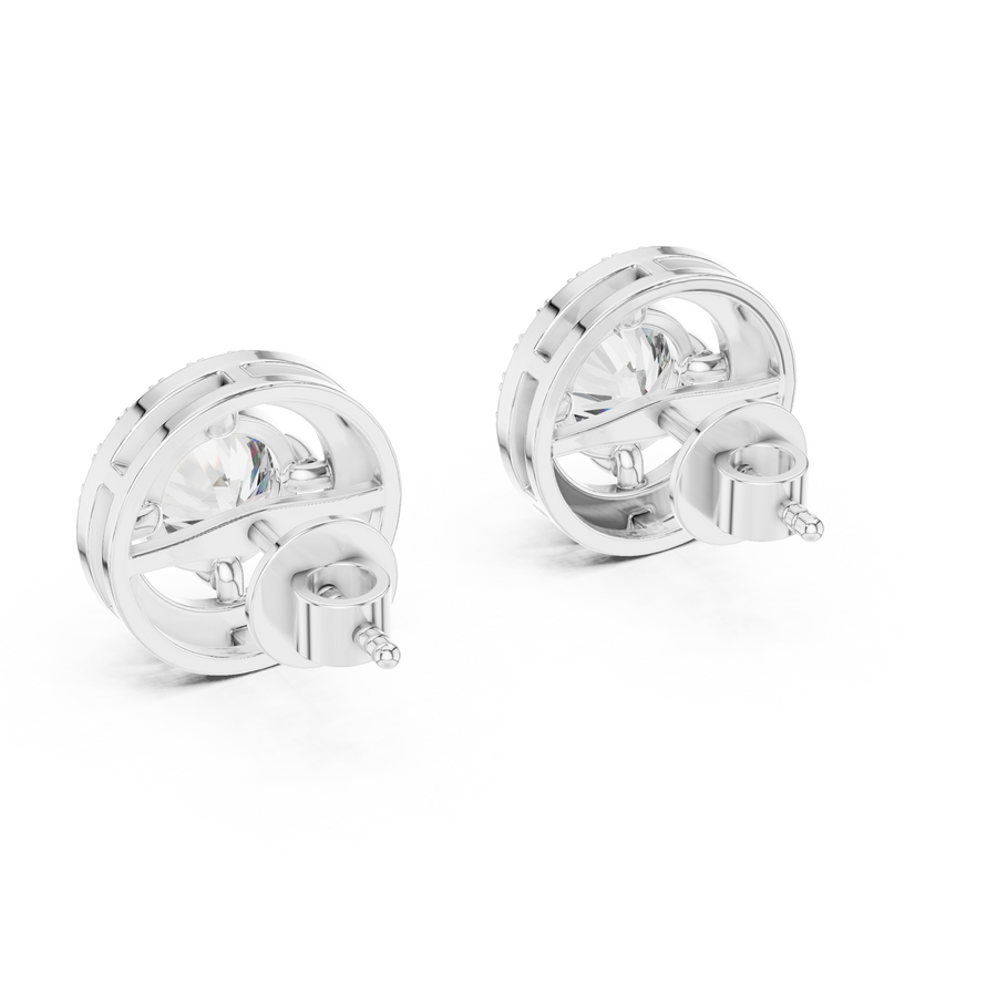 Serena 6.5 mm Diamond Earrings