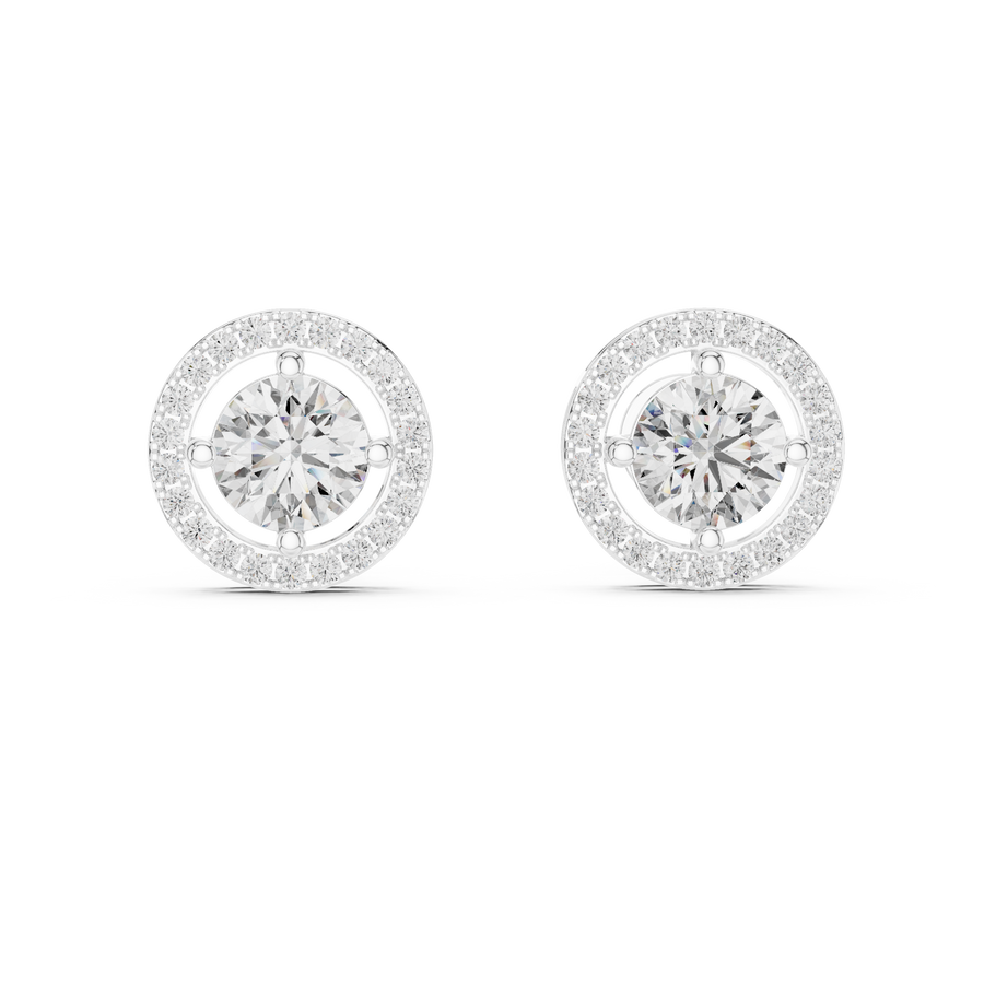 Serena 6.5 mm Diamond Earrings