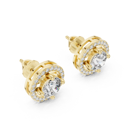 Serena 6.5 mm Diamond Earrings