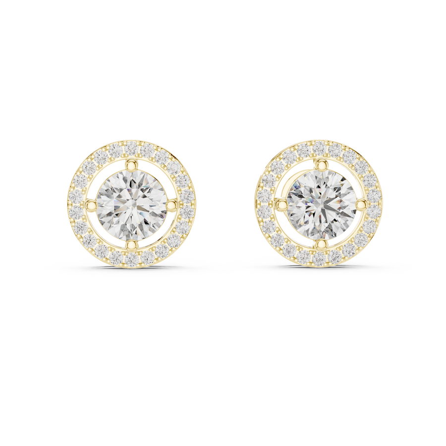 Serena 6.5 mm Diamond Earrings