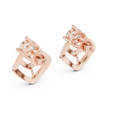 Amara 7 mm Diamond Earrings