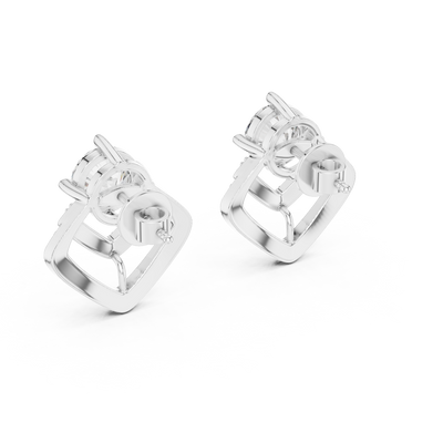 Amara 7 mm Diamond Earrings