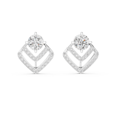Amara 7 mm Diamond Earrings