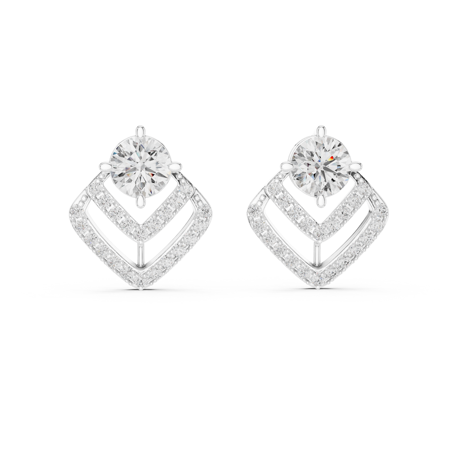 Amara 7 mm Diamond Earrings