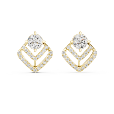 Amara 7 mm Diamond Earrings