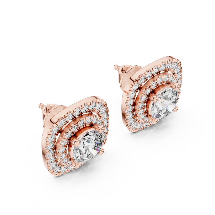 Vespera 7 mm Diamond Earrings
