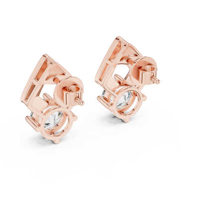 Lysandra 7 mm Diamond Earrings